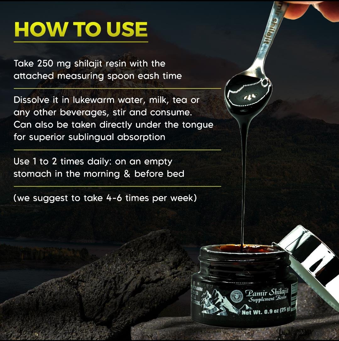 100 % Pure Pamir Shilajit Supplement Resin - Image 3
